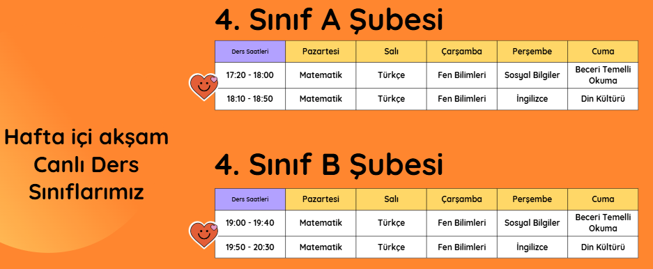 4. Sınıf - Premium Canlı Ders Paketi - Yıllık | 2025 - 2026 Yılı